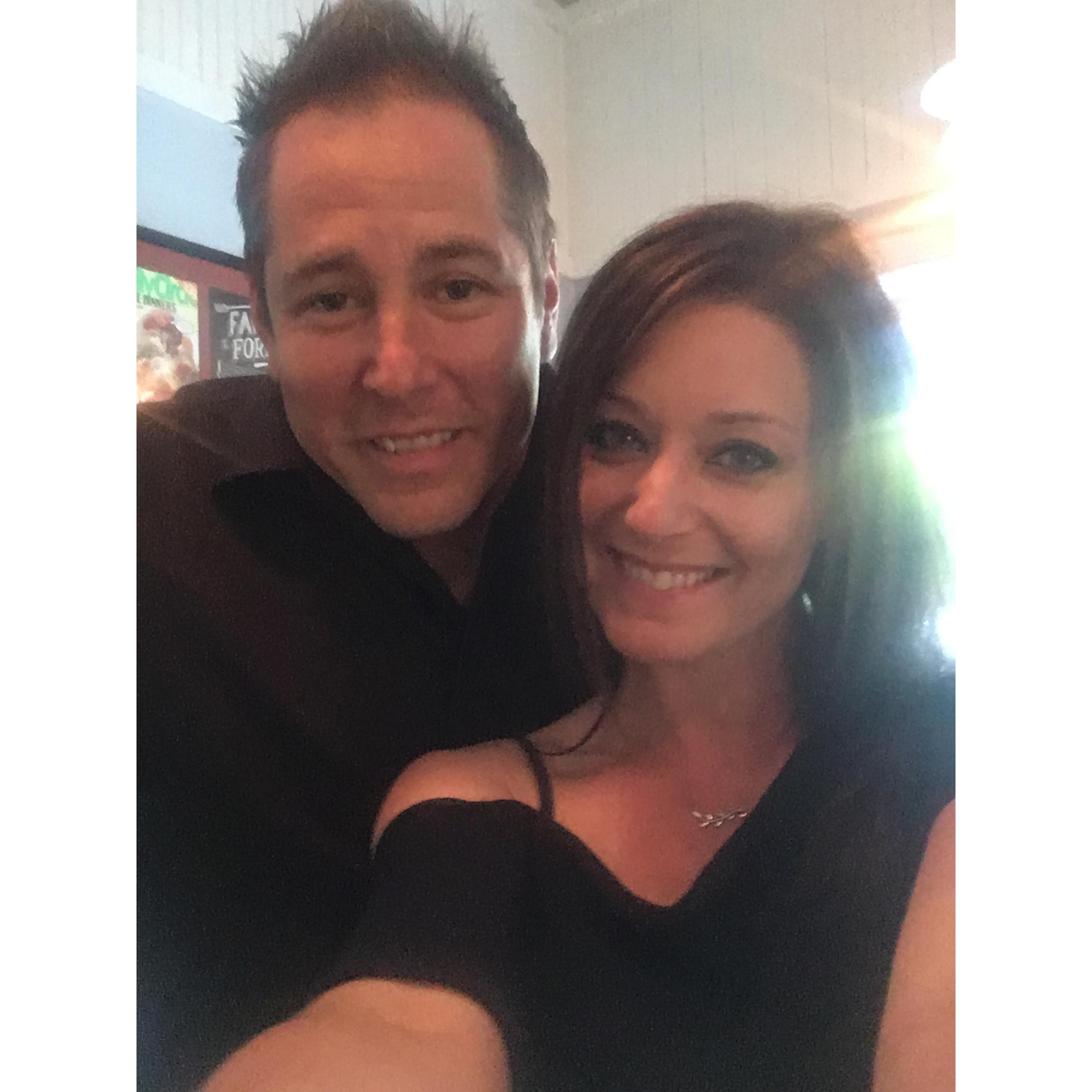 Engagement dinner celebration, Traverse City