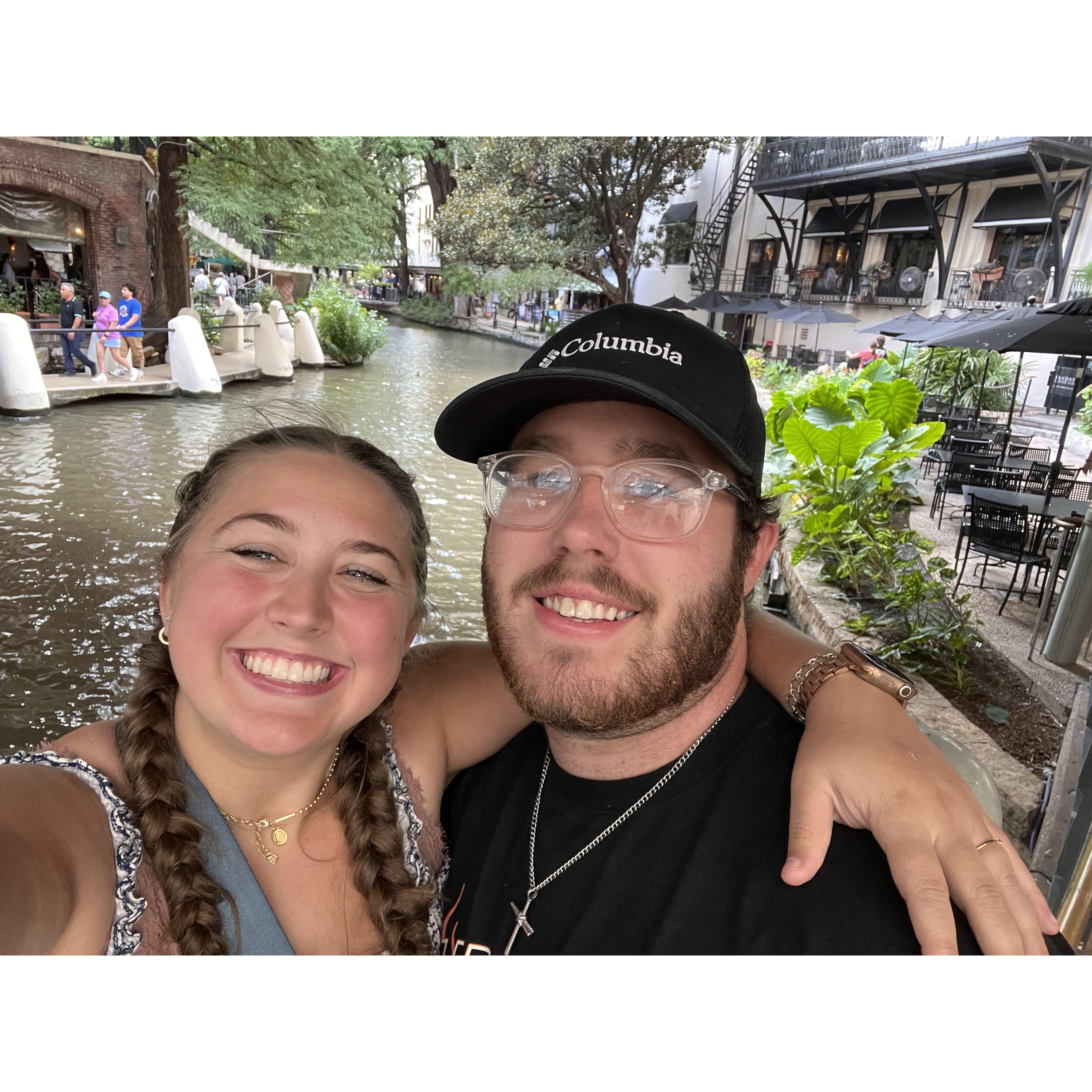 Sawyer and Olivia in San Antonio