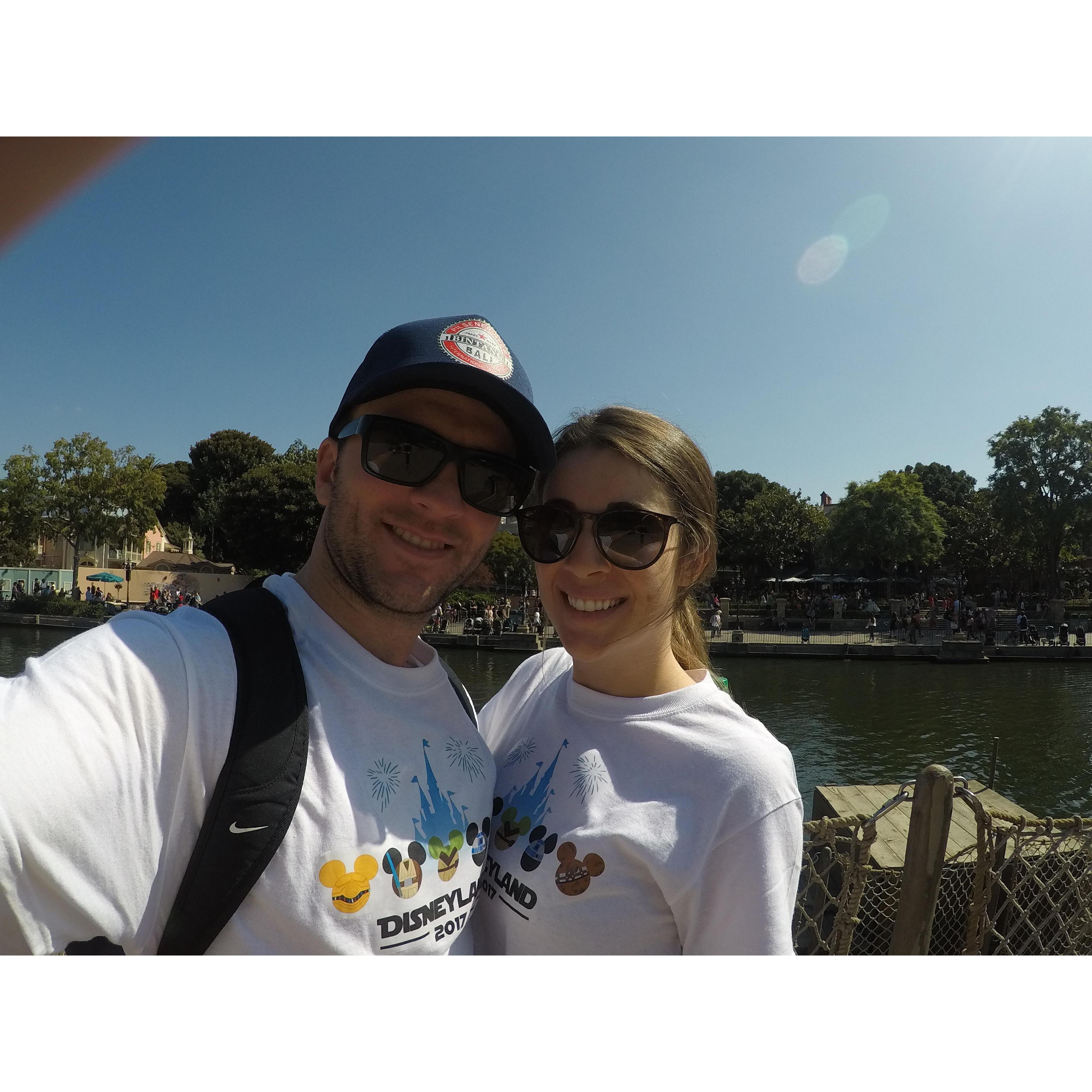 Disneyland! Our first trip together.