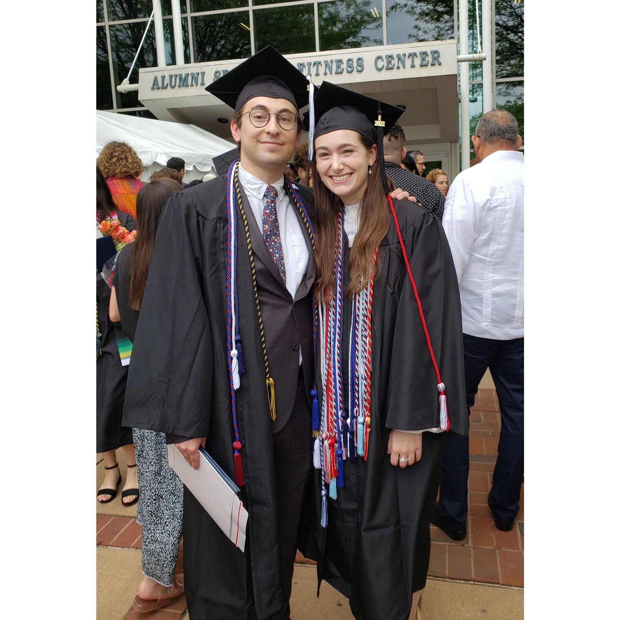 We graduated from Franklin & Marshall College together on June 14, 2022