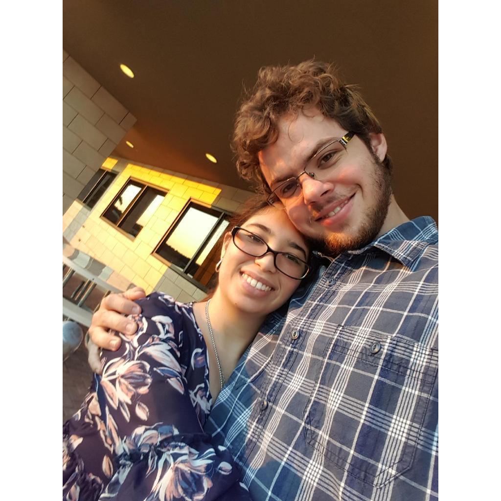 This was on Ryan's 21st birthday. This was the first time Jacqueline visited Chesapeake, Virginia where Ryan and his family lives.