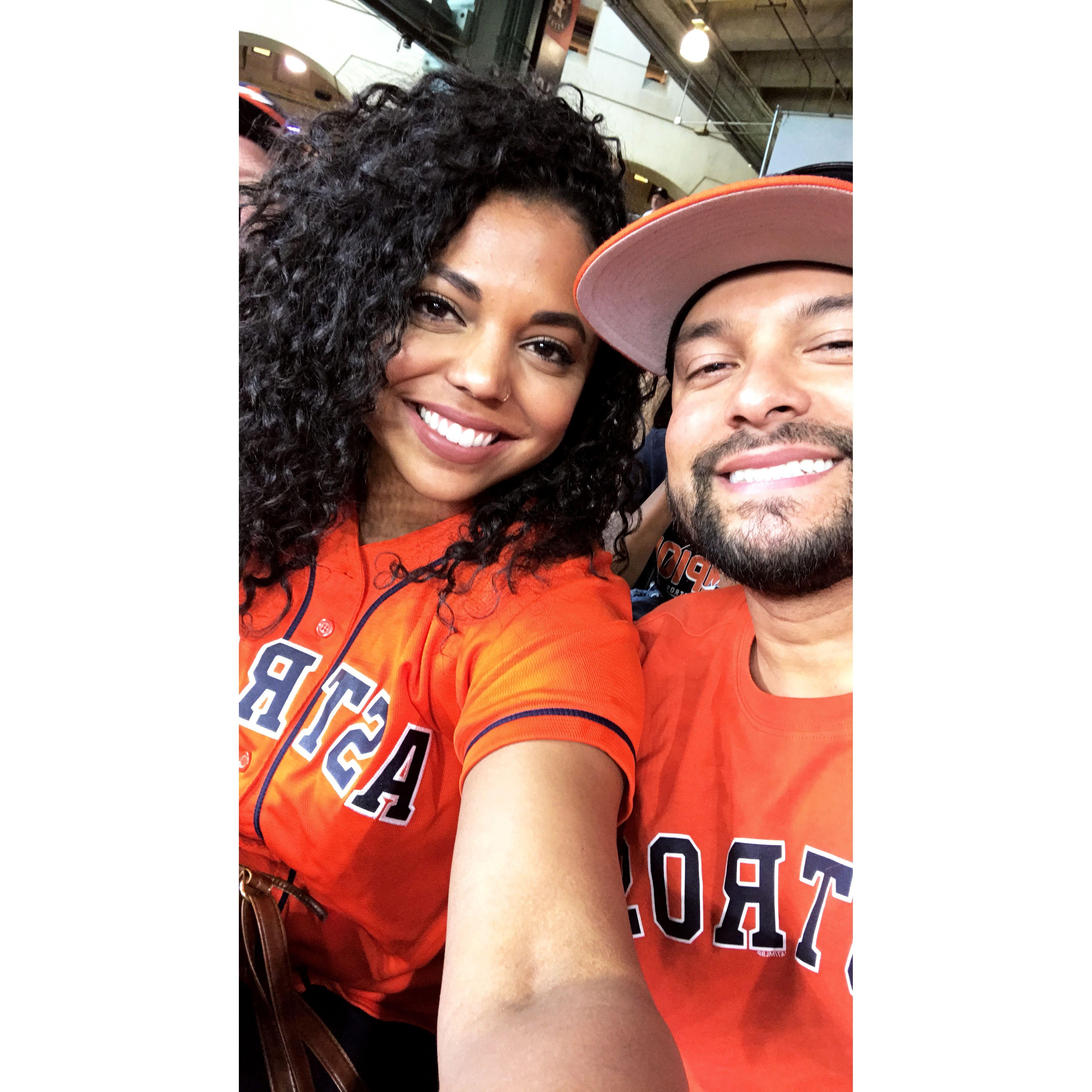 Our first Astros game together!