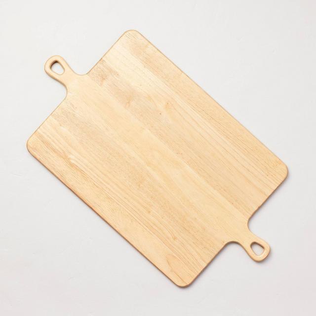 Large Double Handle Wood Serve Board Natural - Hearth & Hand™ with Magnolia