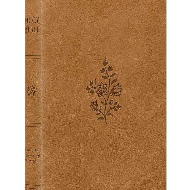 ESV Premium Gift Bible (TruTone, Nubuck Caramel, Wildflower Design): Holy Bible, English Standard Version