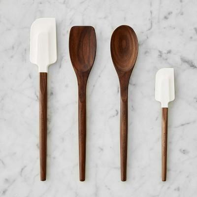 Walnut Kitchen Tools, Set of 4