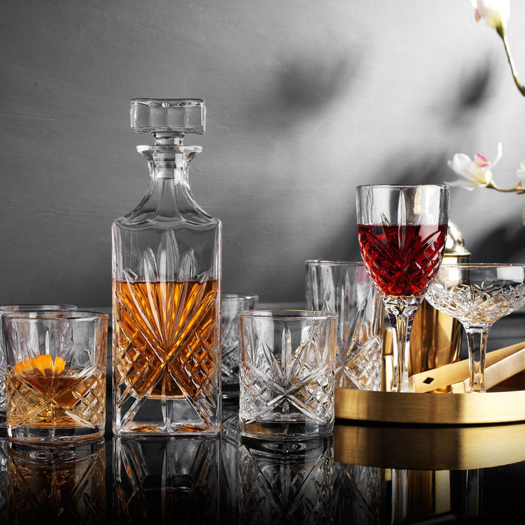 Godinger, Dublin 5-Piece Whiskey Decanter Set | Zola