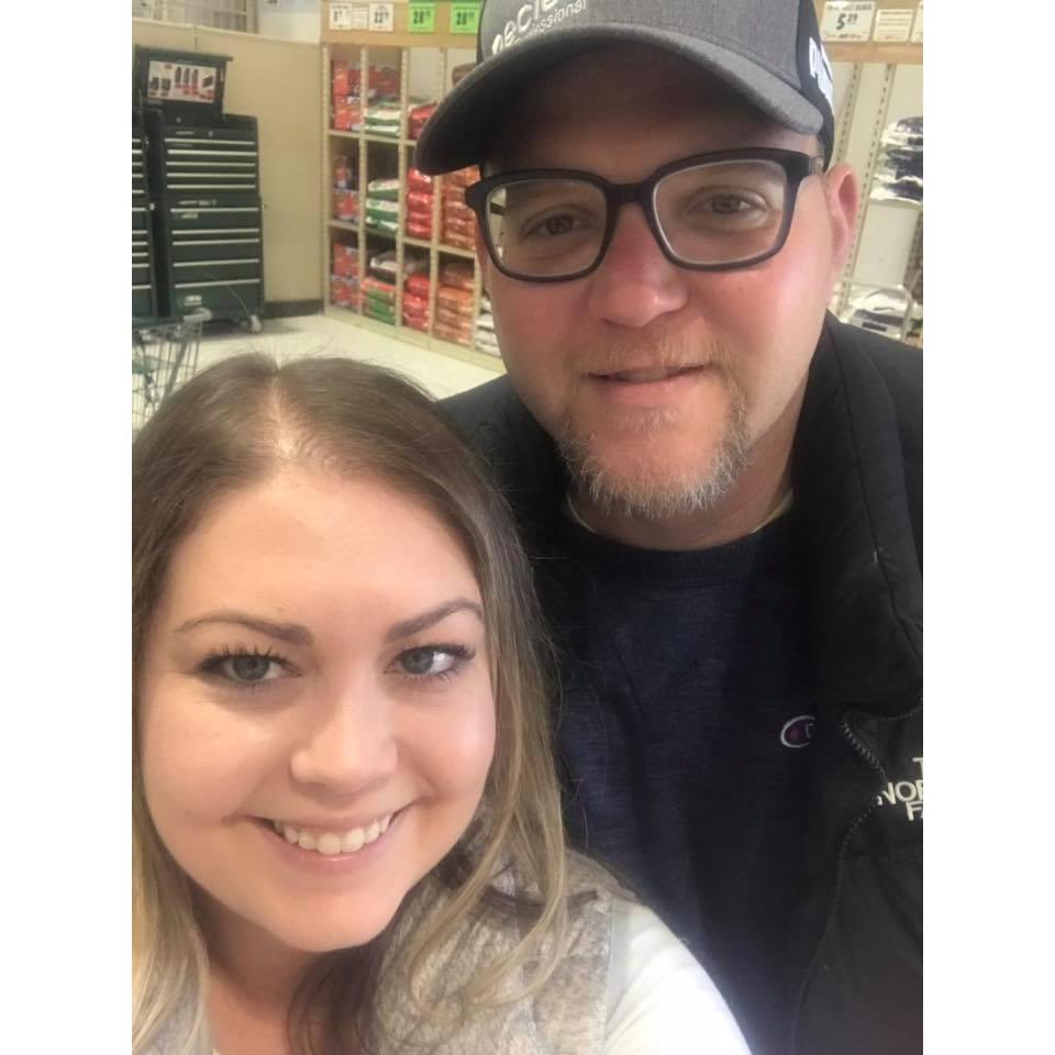 Celebrating 2 years together...at Menards. <3