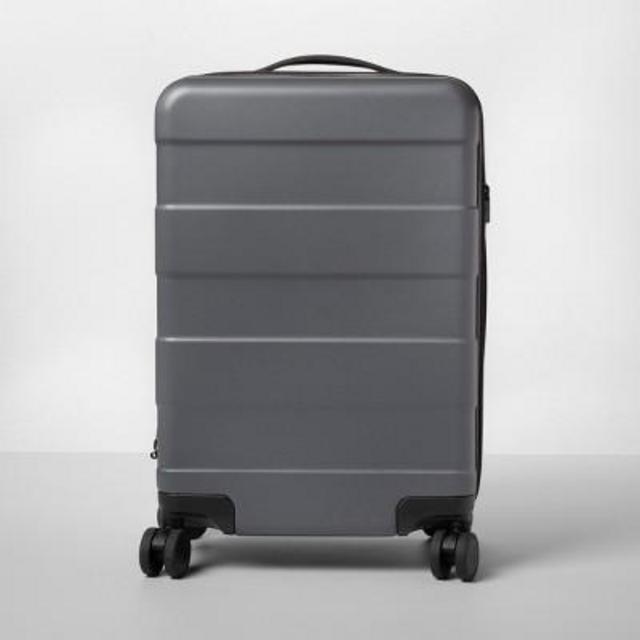 Hardside Carry On Spinner Suitcase 20" Dark Gray - Made By Design™