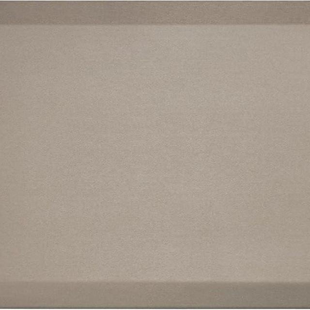 NewLife by GelPro Professional Grade Anti-Fatigue Kitchen & Office Comfort Bio-Foam Mat with non-slip bottom for health & wellness, 20x32, Stone (104-00-2032-8)