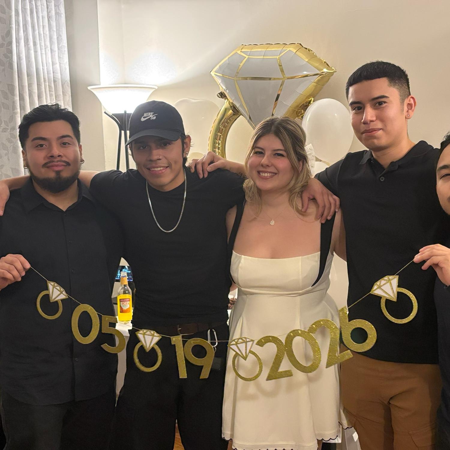 Bride and groomsmen!