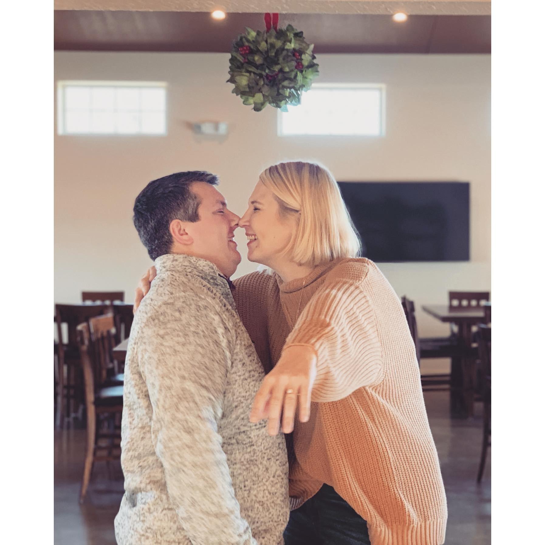 Engaged Christmas Eve