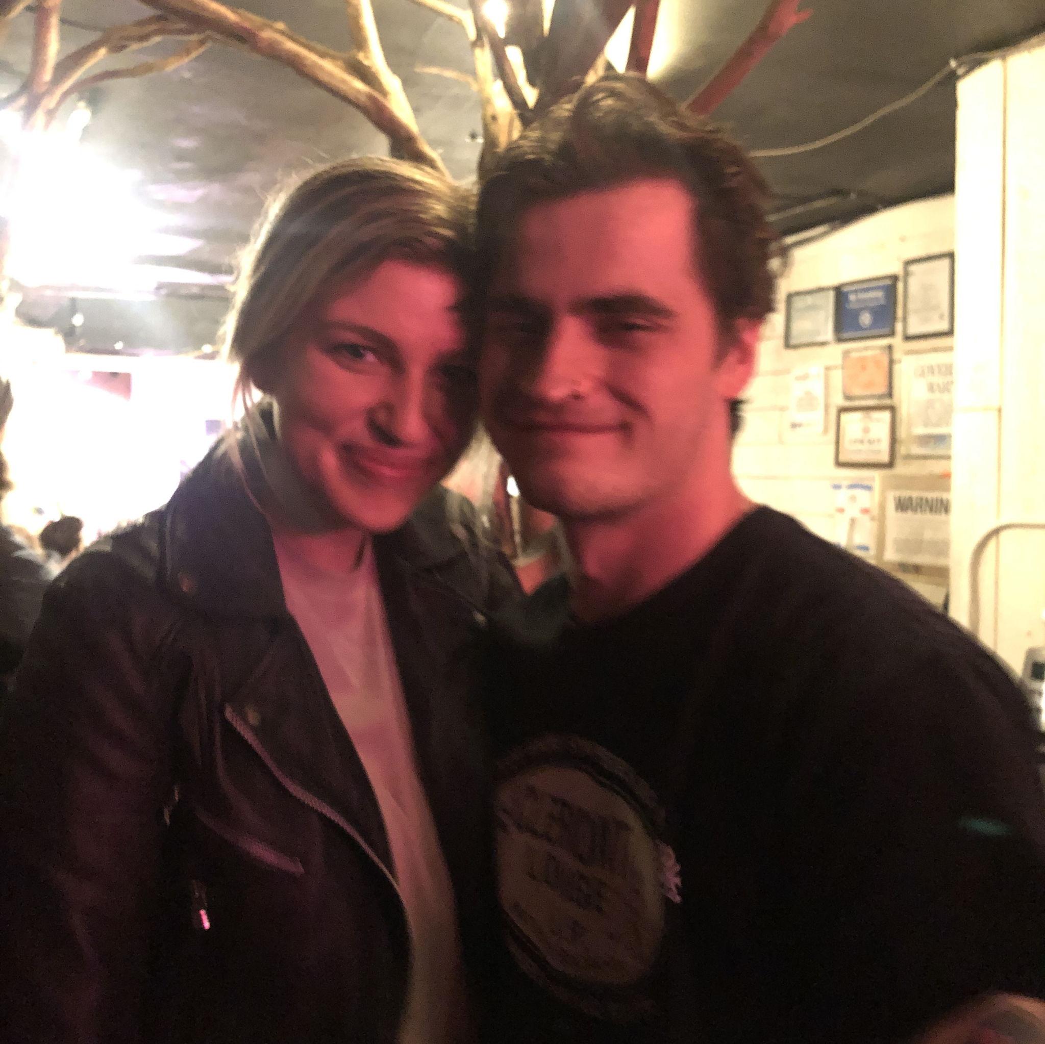 Our first photo together