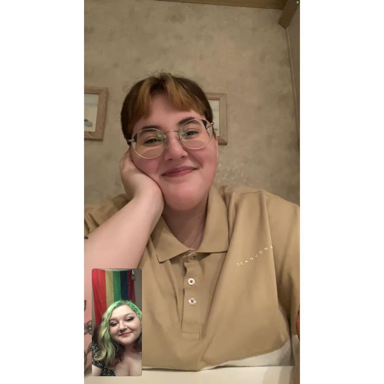 Our first "date" on our one month anniversary, and how we spent most of our time the first six months of us dating. -July 2021