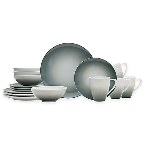 Mikasa® Naya 16-Piece Dinnerware Set in Grey Ombré