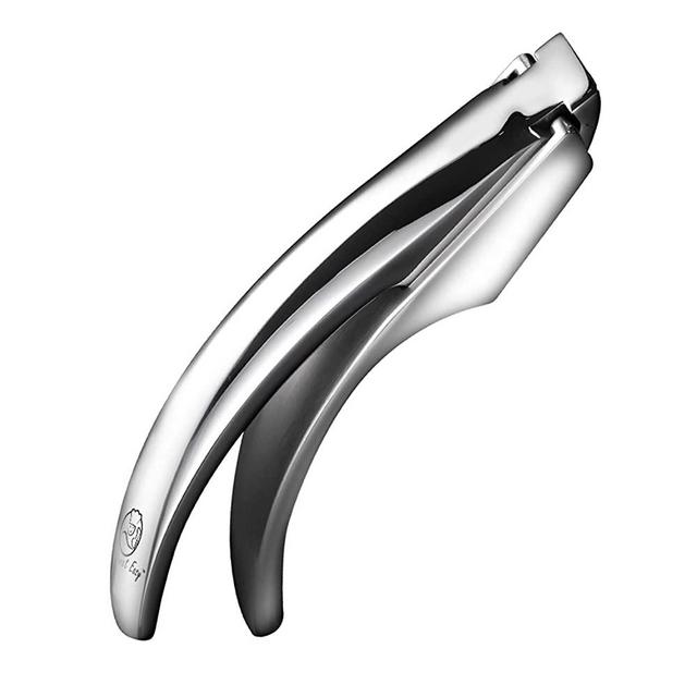 Garlic Press Stainless Steel - Garlic Mincer - Garlic Crusher - No need to peel, Great for Ginger Squeezing, Ginger Garlic Mincer with 5-year unconditional warranty!