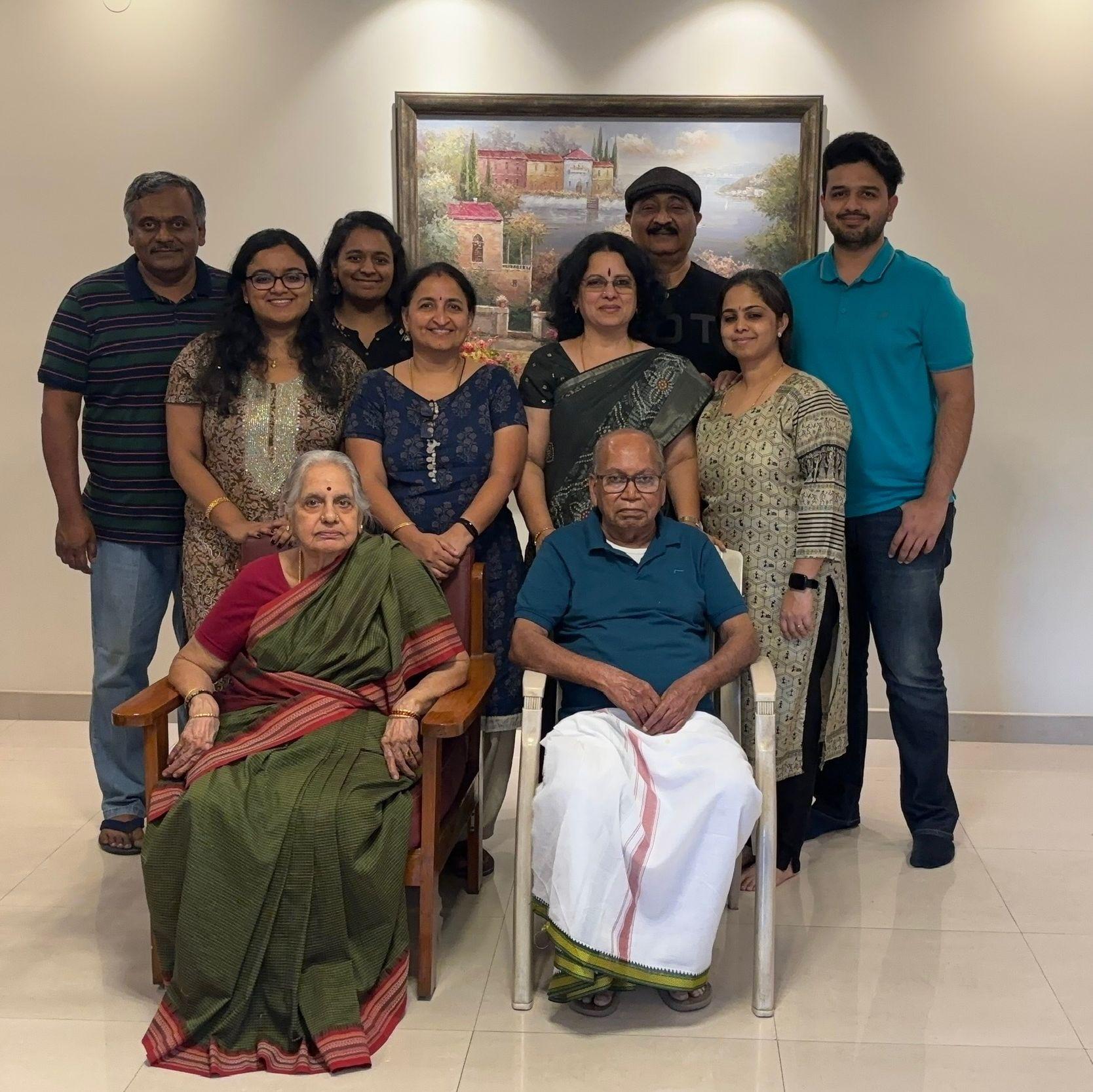 When both families met for the first time! December 2023