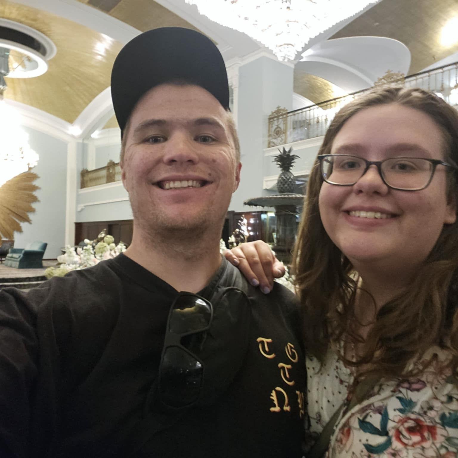 Exploring together downtown Grand Rapids.