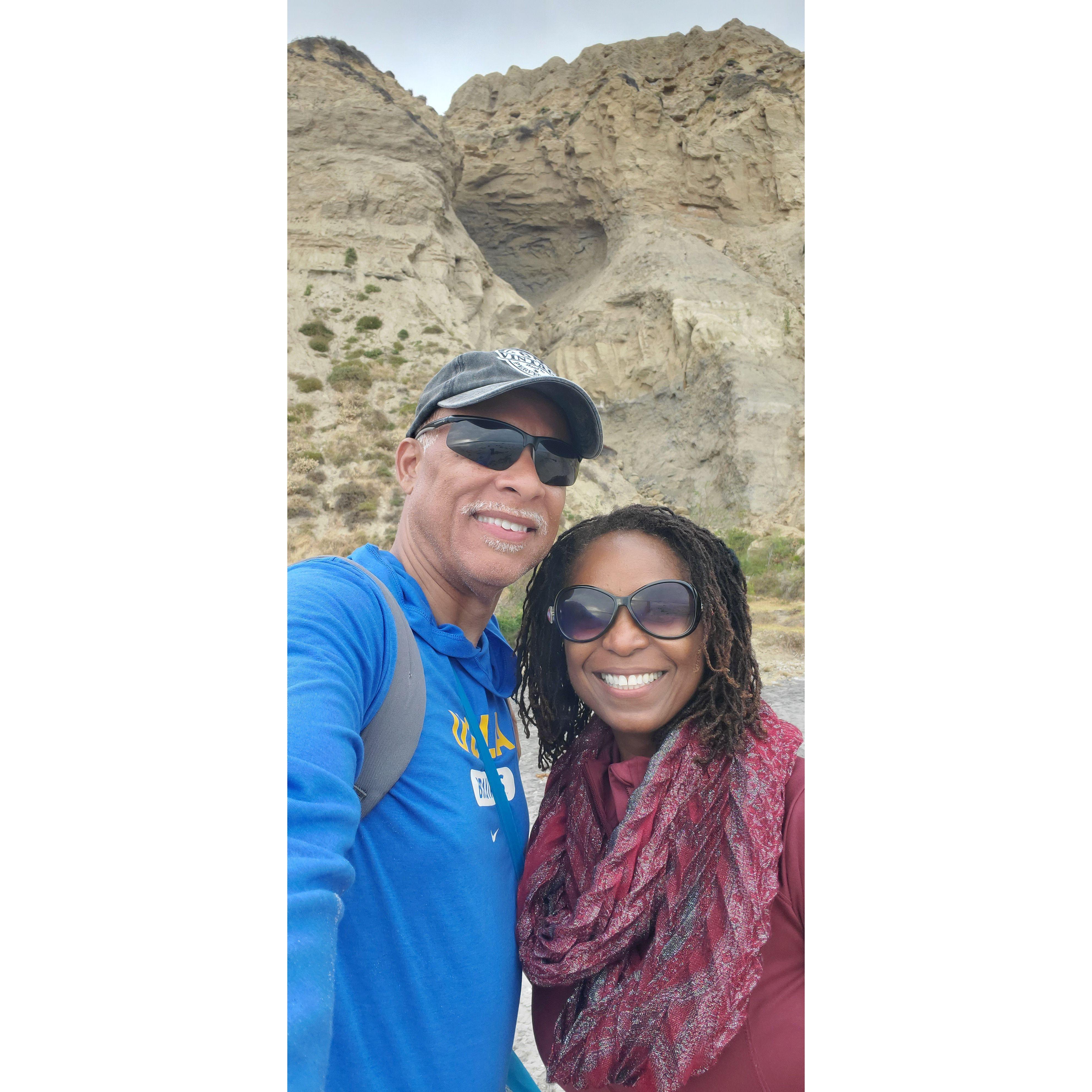 At the beach in La Jolla, CA