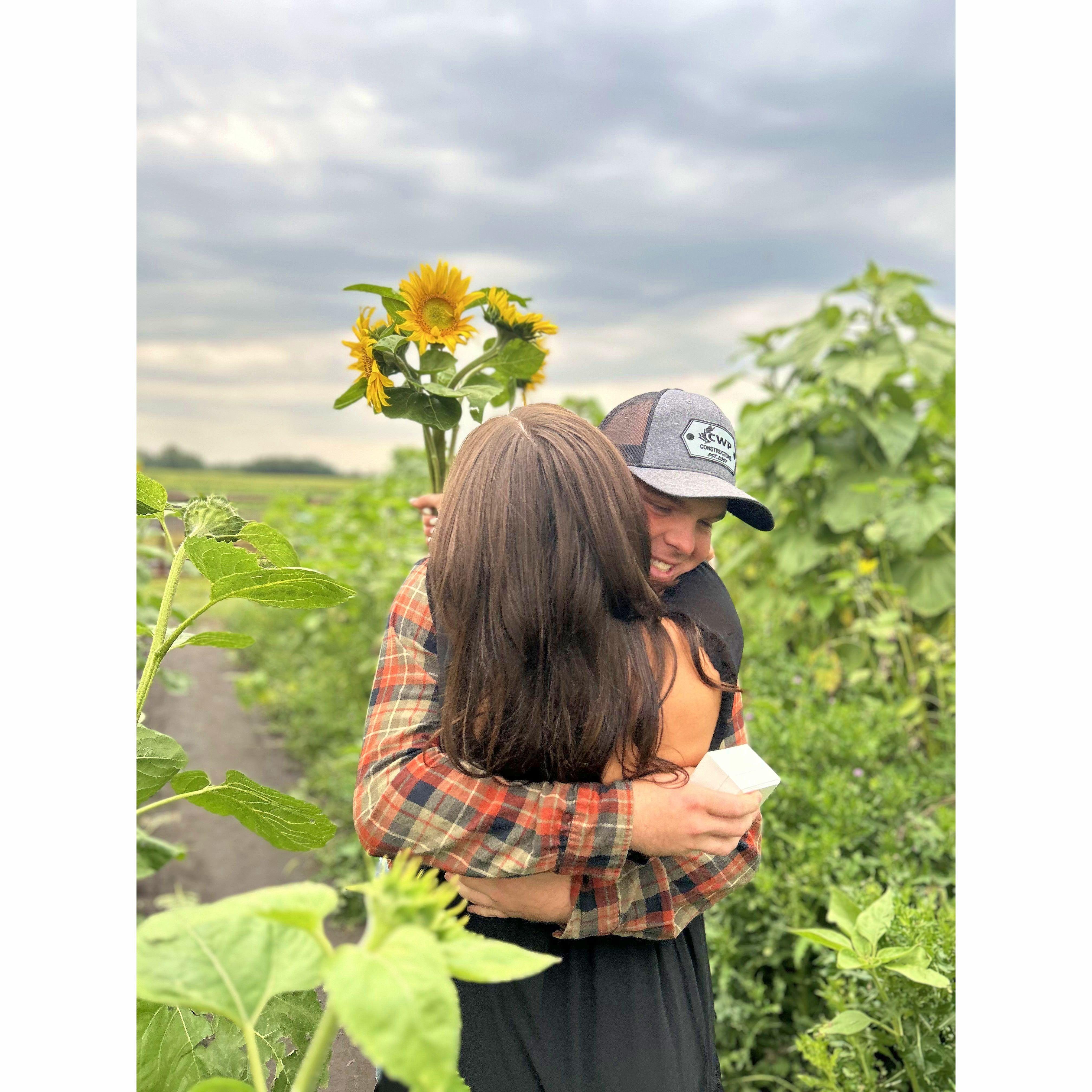 Our engagement in the sunflower field🌻

 Aug 20th, 2023