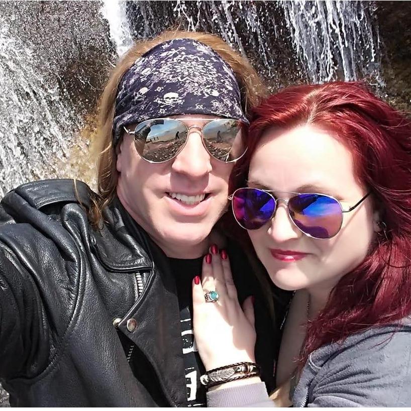 Waterfall at Hug Point, Oregon the day we got engaged 4/21/2018
