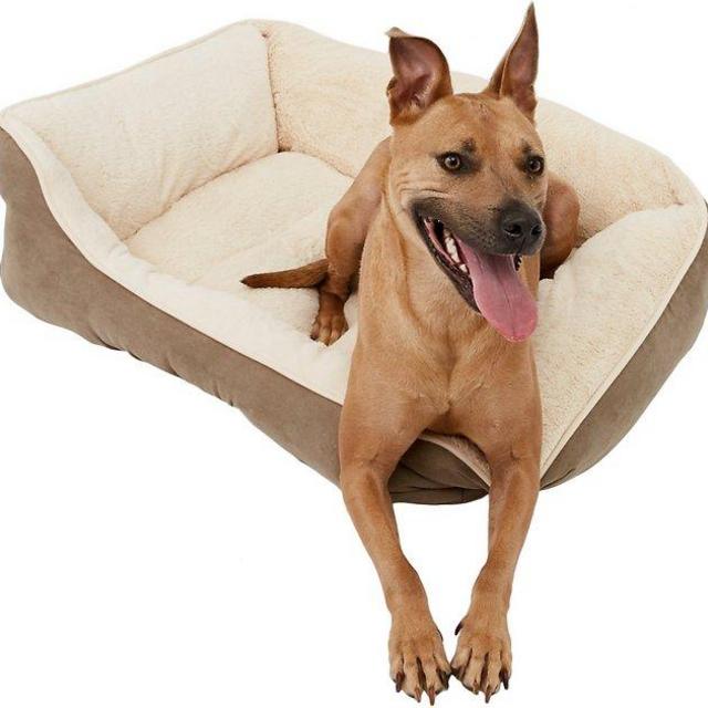 Frisco Rectangular Bolster Pet Bed