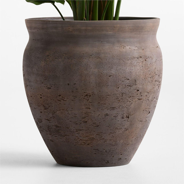 Illara 19.7" x 18.9" Bronze Indoor/Outdoor Planter