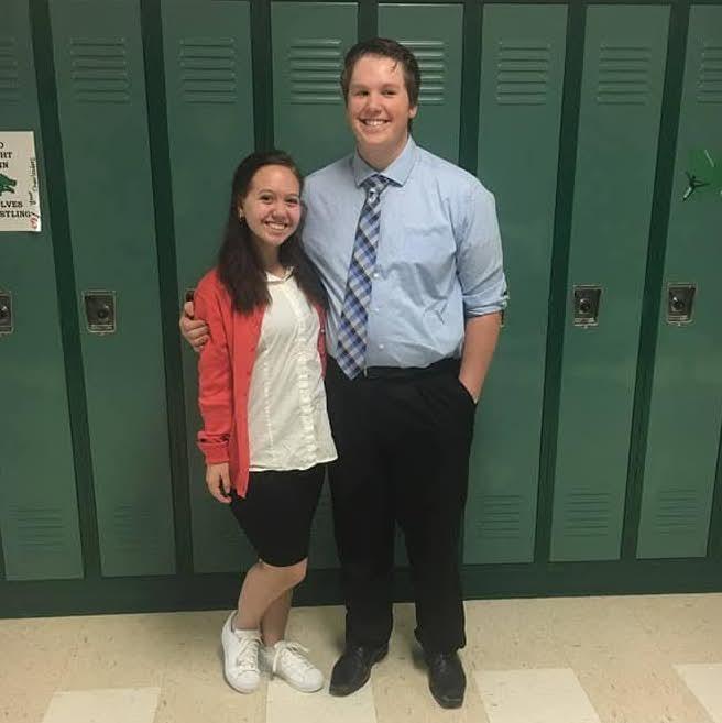 January 2018 - Dressed Up as Jim and Pam from The Office