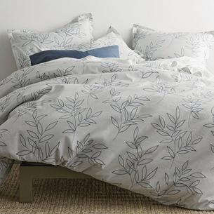 Trailing Vine 300-Thread Count Organic Percale Duvet Cover