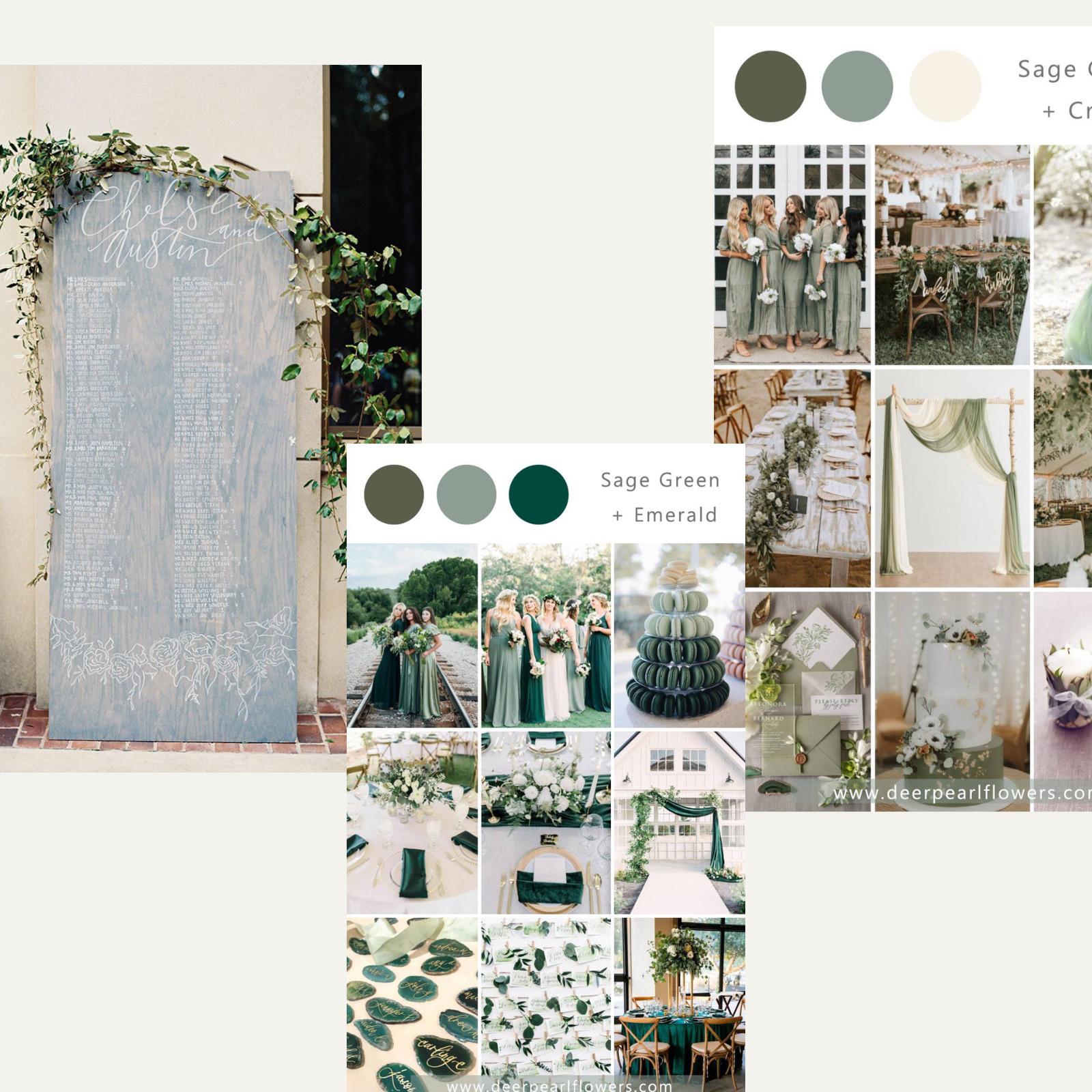 Our Color Scheme!

Sage Green, Cream, and a hint of Rustic Blue