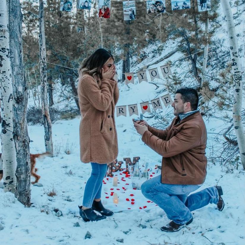 When she said "yes!"