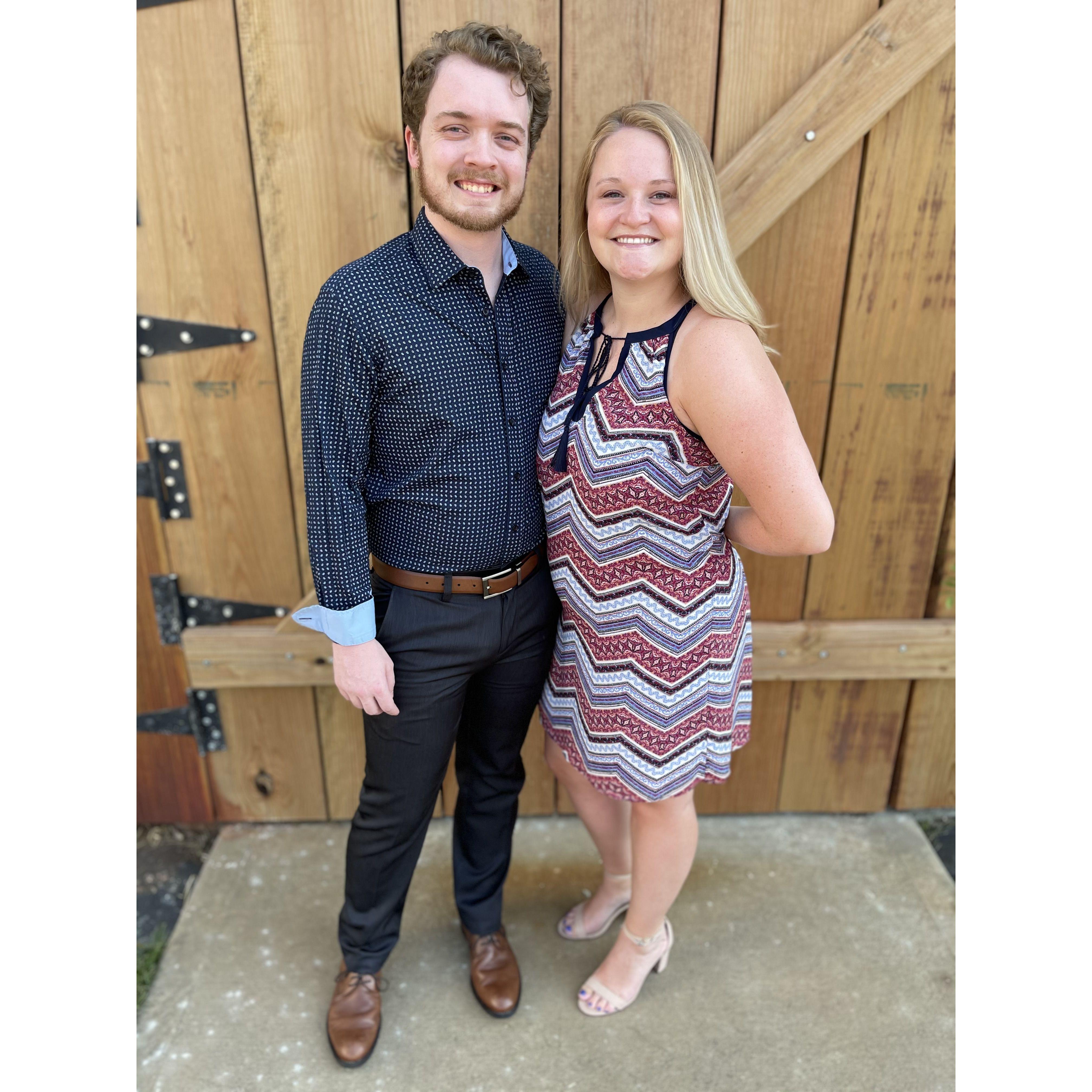 After dating for 1 year we treated ourselves to a steak dinner at The Chop House