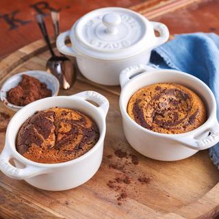 Ceramic Mini Round Cocotte/Ramekin, Set of 3