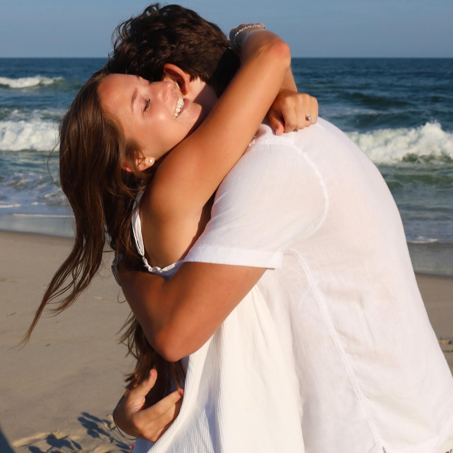 When we got engaged!