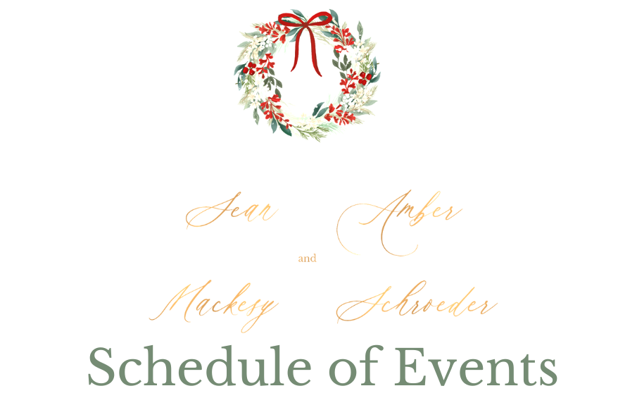 The Wedding Website of Amber Schroeder and Sean Mackesy
