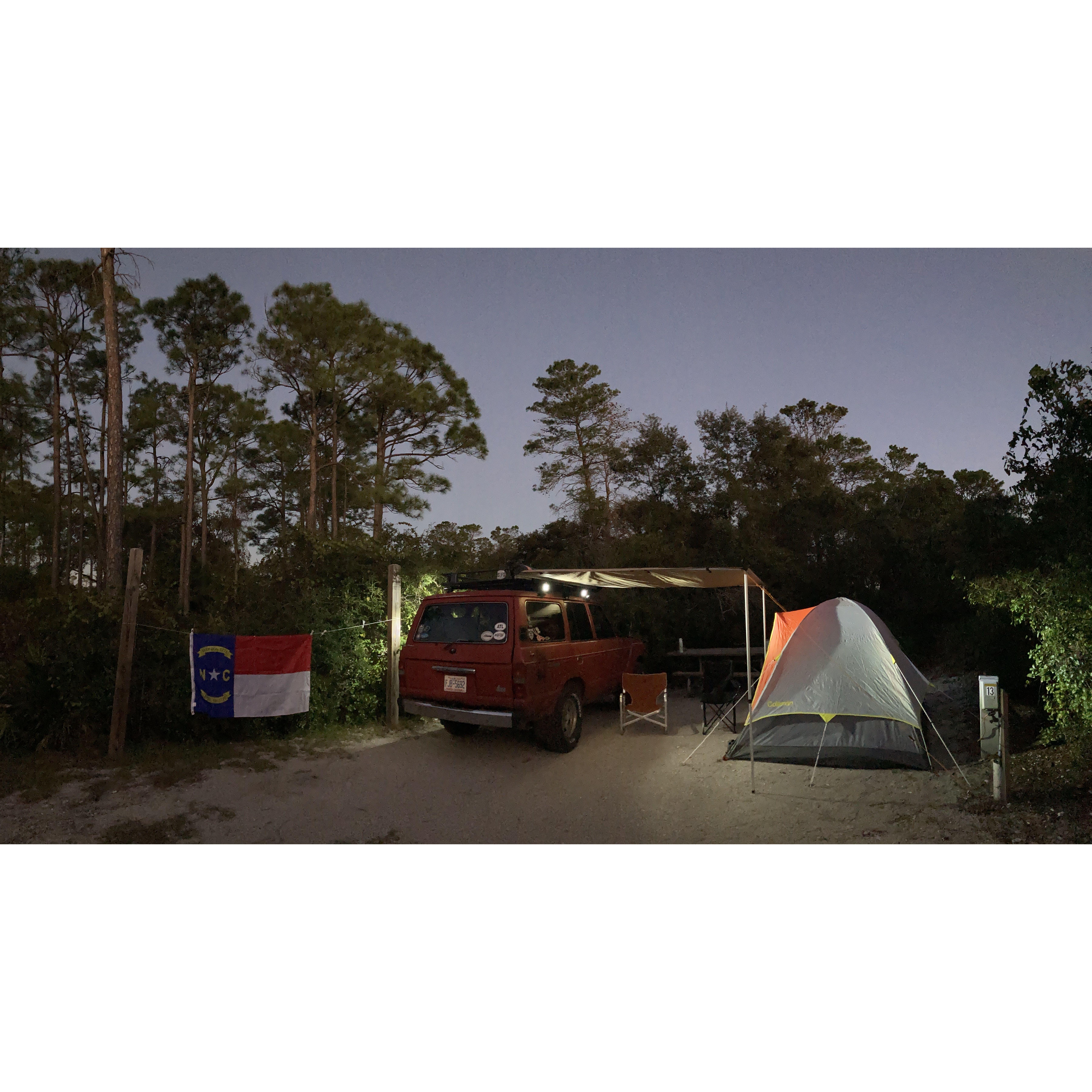 Camped out at Big Lagoon State Park (November 2021)