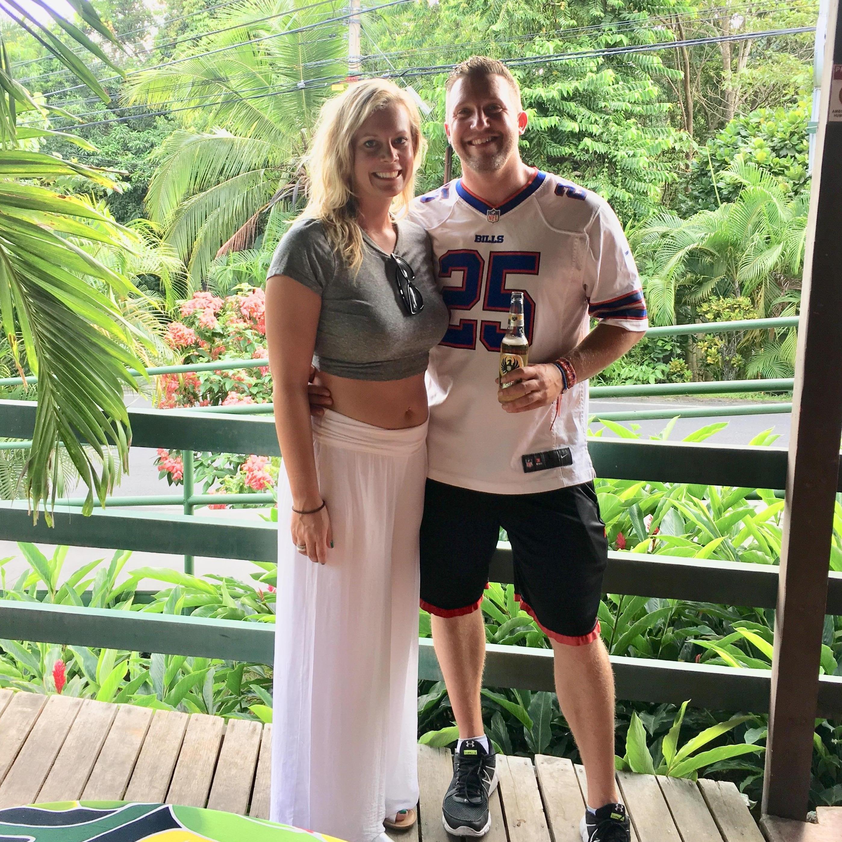 Jonathan loves travel while Gretty loves to work. This was the first time he was able to get me to put down the brushes as we headed to Costa Rica!