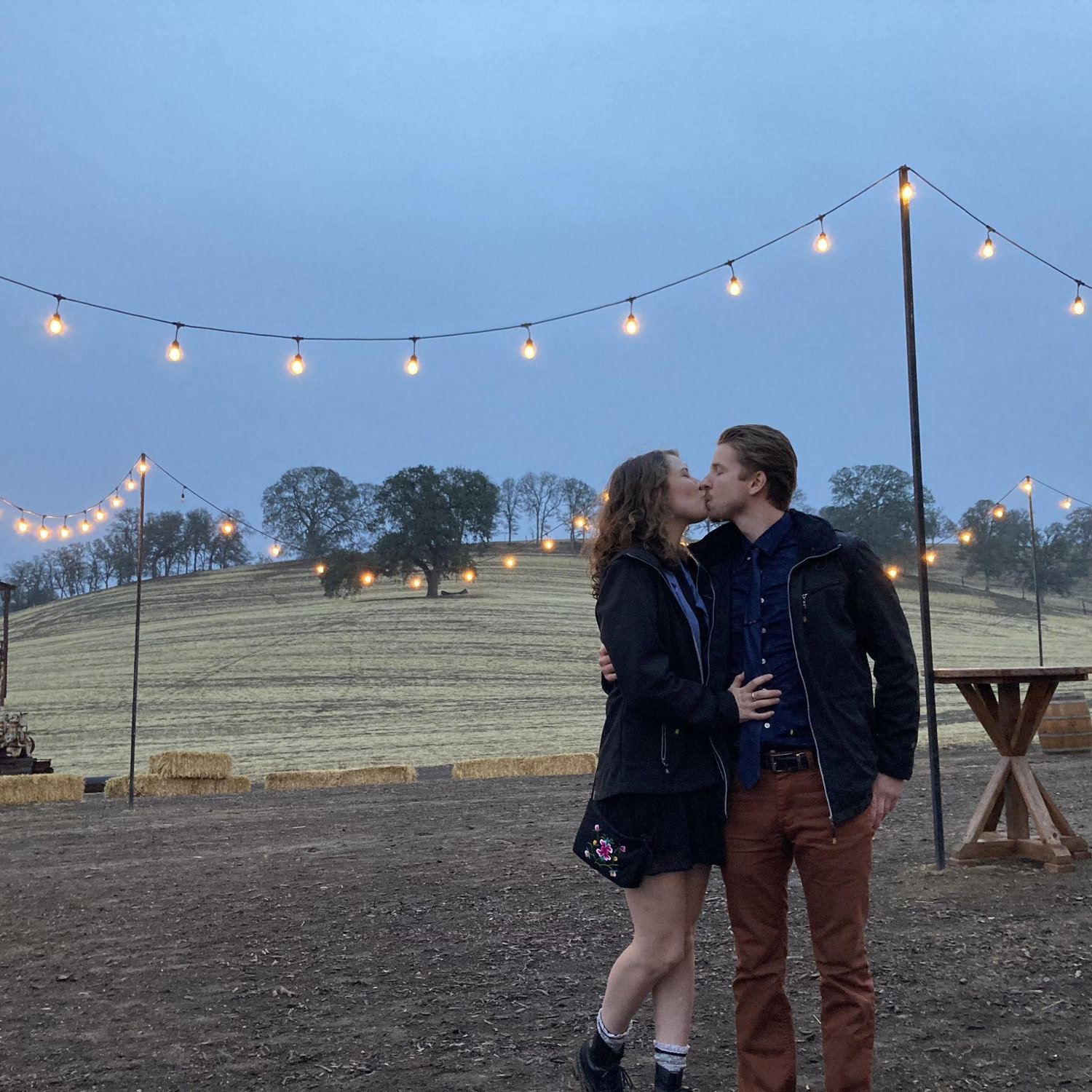 Celebrating our friends' wedding in California