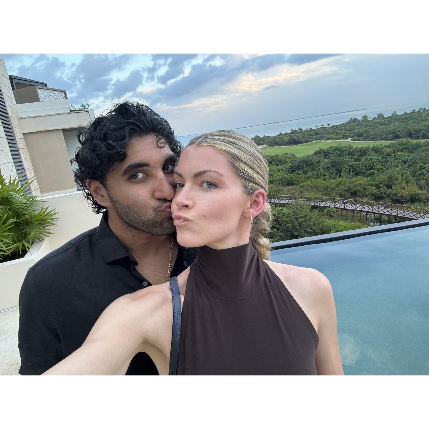 Selfies from our trip to Atelier in Cancun in January!!