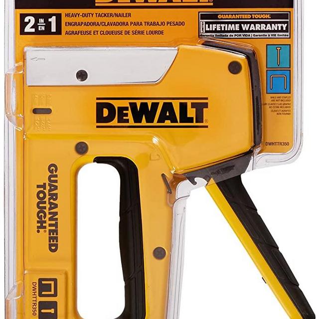 DEWALT DWHTTR350 Dewalt Heavy-Duty Aluminum Stapler/Brad Nailer