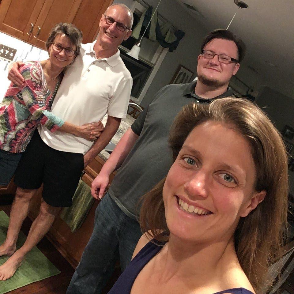 Meeting my parents.