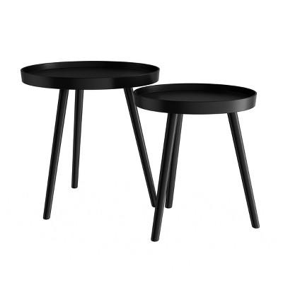 Nesting End Tables with Tray Top - Lavish Home