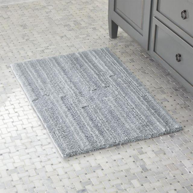 Crosley Grey Reversible Bath Rug- 2' X 5'