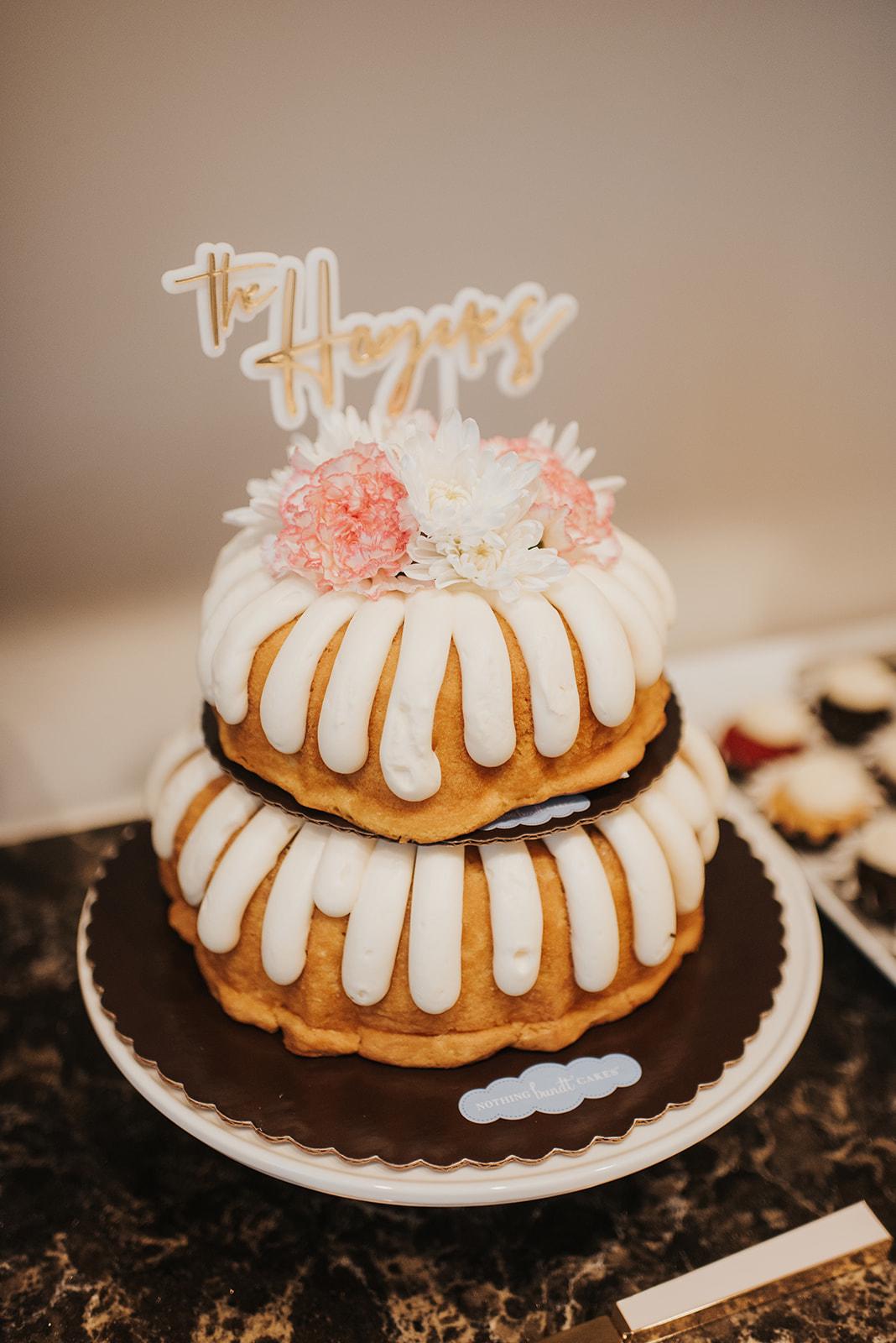 Nothing fancy, just some Nothing Bundt Cakes, one of our favorites