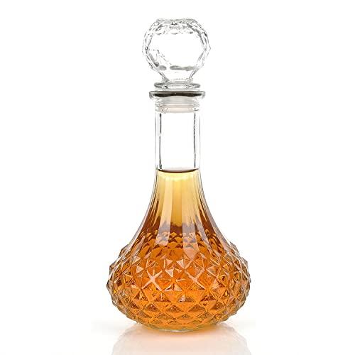 KLOUD City Clear 1000ml Whiskey Wine Liquor Decanter with Stopper