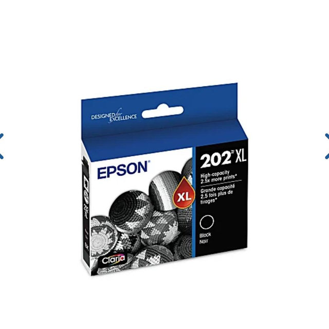 Epson Black High-Yield Ink Cartridge, T202XL120-S