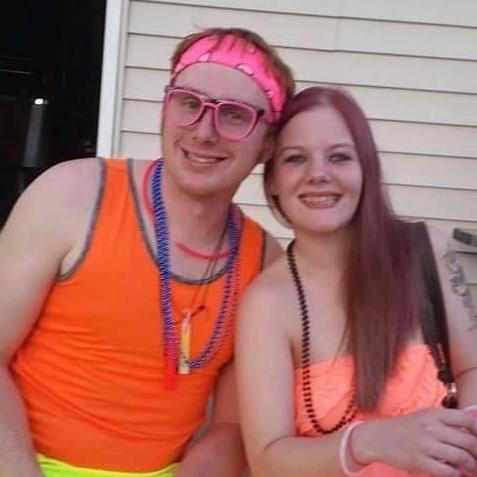 Our first picture together as a couple.
