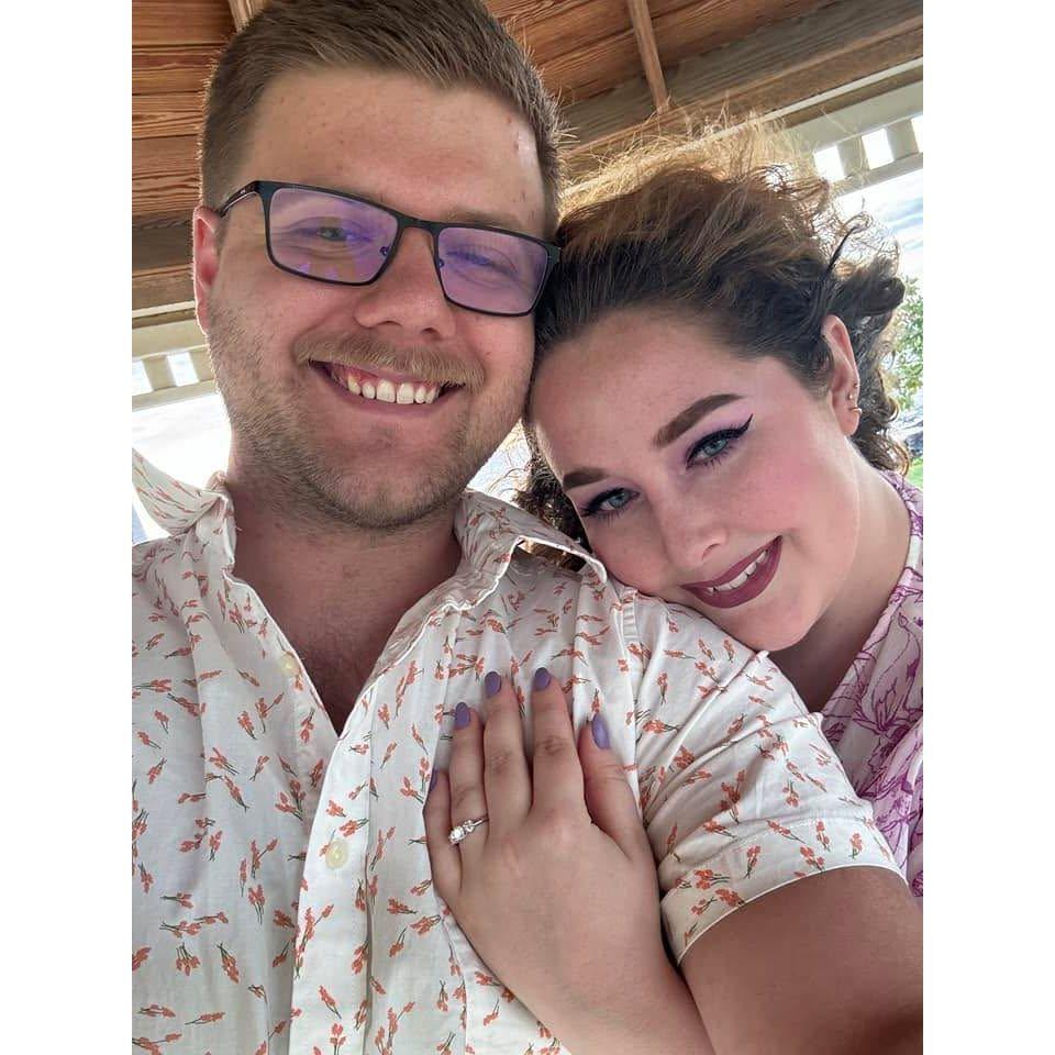 Sam proposed to me right before we took this photo!