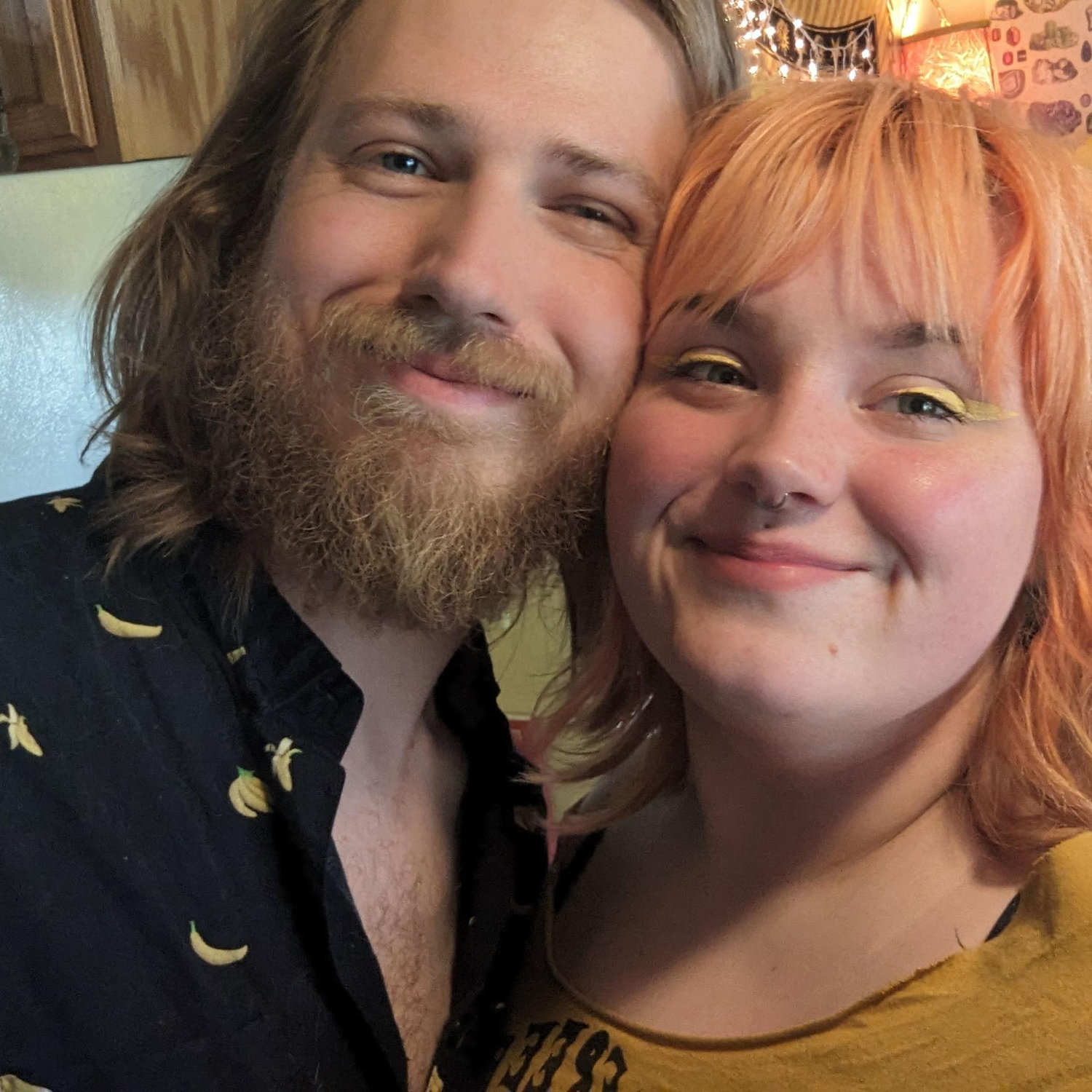 Hosting our cat, Omo's, birthday party (it was banana themed, if you couldn't tell).