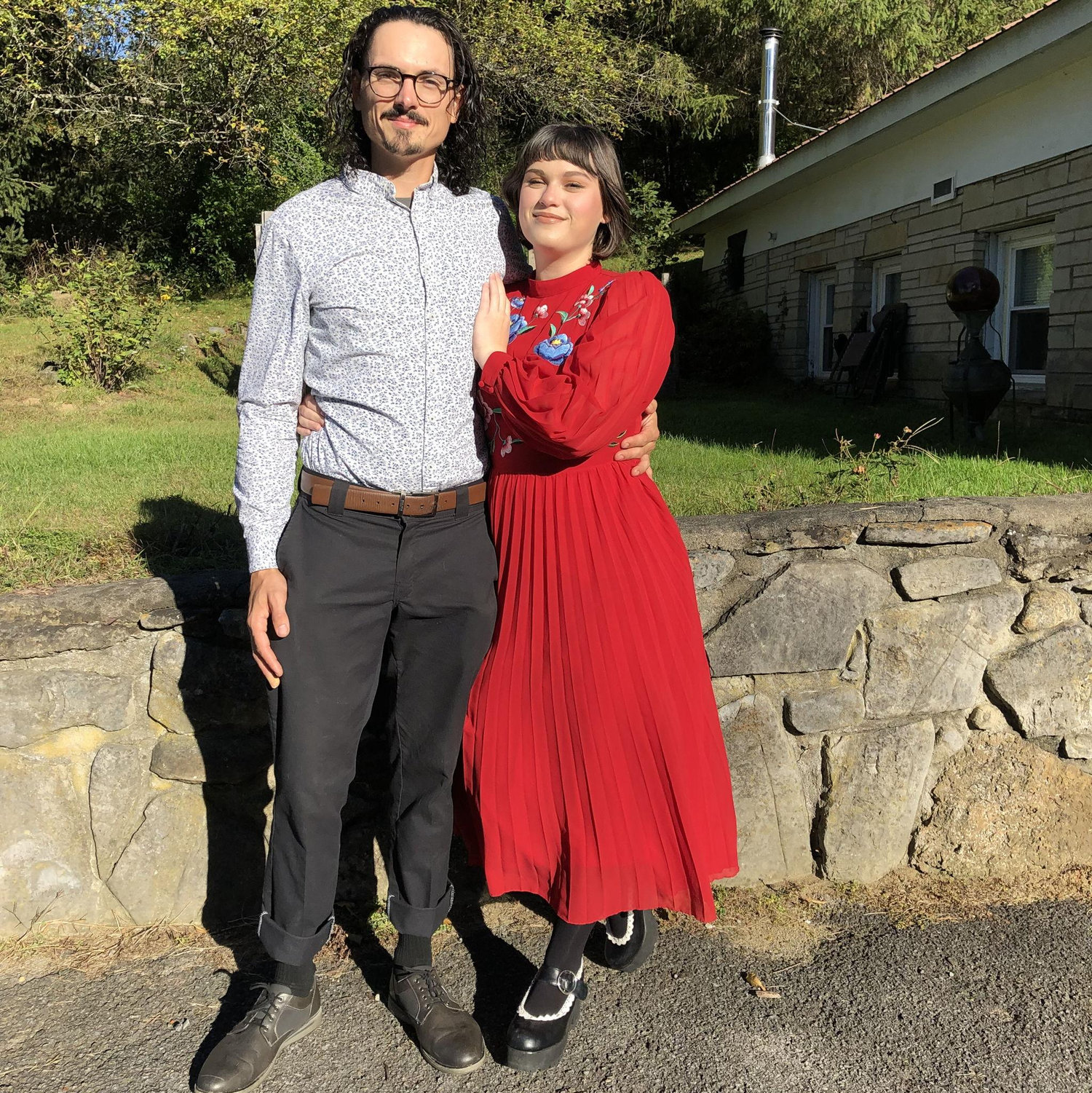 Attending the wedding of our dear friends, Emma and Mari! October 2022