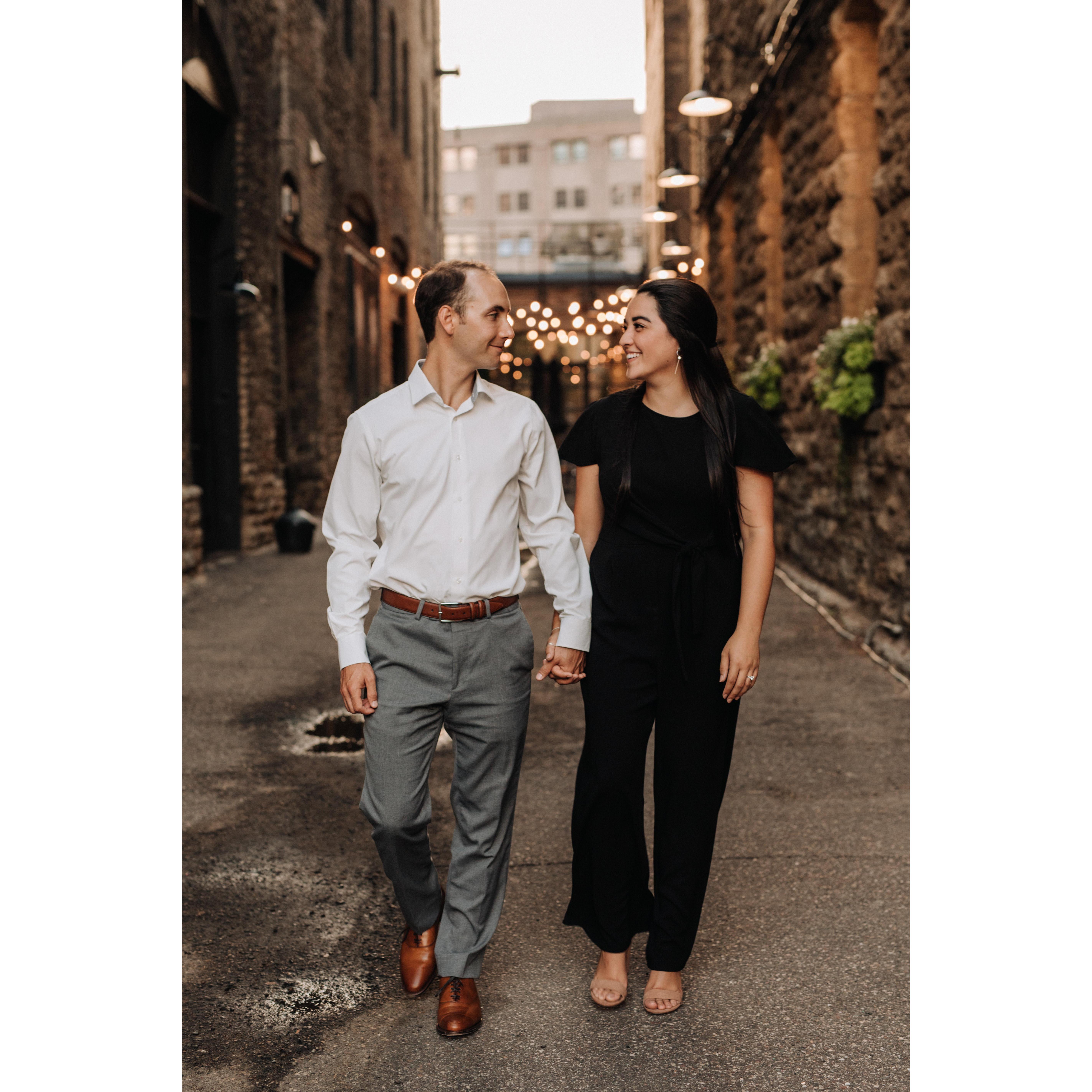 Engagement photos - Minneapolis North Loop (2020)